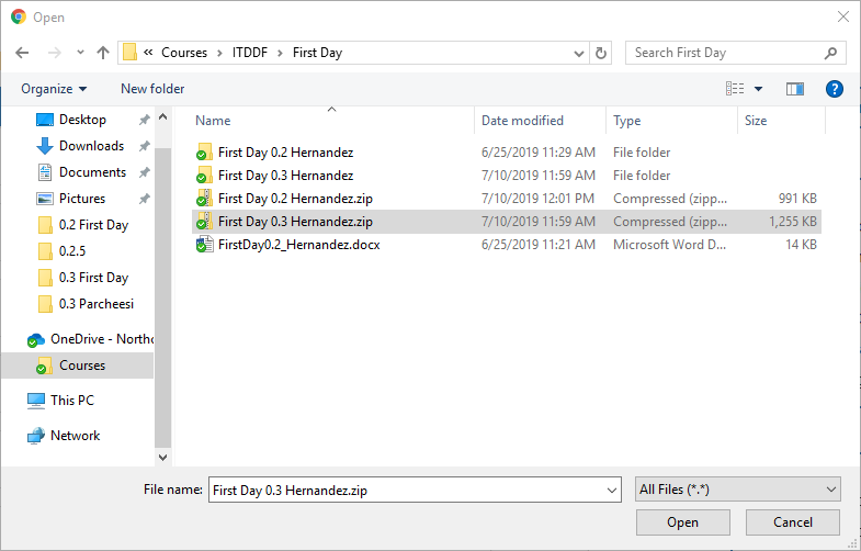 0.3 First Day 4 UploadToFBS